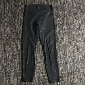 Lululemon Align Legging High Rise Pant 25.5" Nulu Yogo Emboss Black Size 6